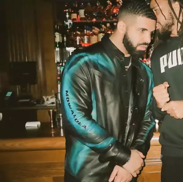 Drake Wears Custom Leather Jacket By Nigerian Designer, Mowalola